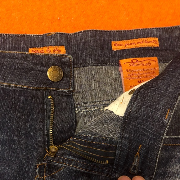 Vintage Plastic by Gly ’ denim skirt with pleats EUC - Picture 6 of 13